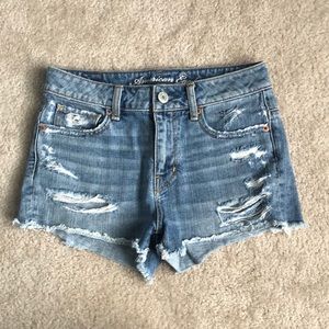 High Waisted Denim Shorts